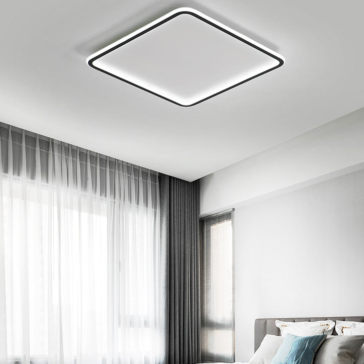 Modern LED Flush Mount Ceiling Fixture Ringed Light Room Hall Foyer Light Indoor Shop Lighting