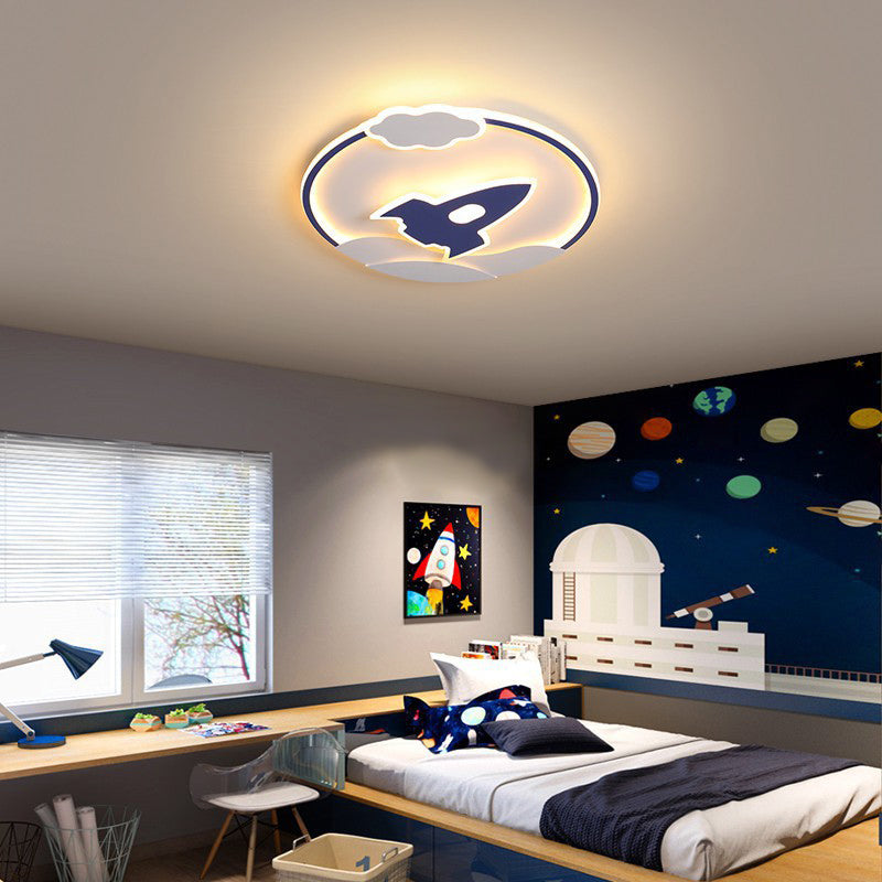 Vliegtuiginbouwverlichtingsarmaturen 1 licht acryl cartoon inbouw plafondlamp