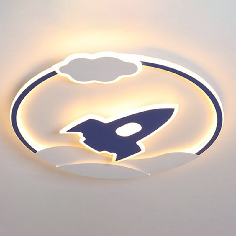 Vliegtuiginbouwverlichtingsarmaturen 1 licht acryl cartoon inbouw plafondlamp