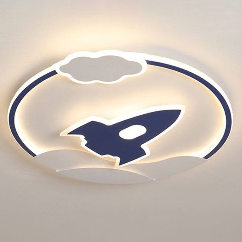 Vliegtuiginbouwverlichtingsarmaturen 1 licht acryl cartoon inbouw plafondlamp