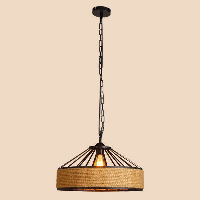 1 luminaire de pendaison de suspension conique