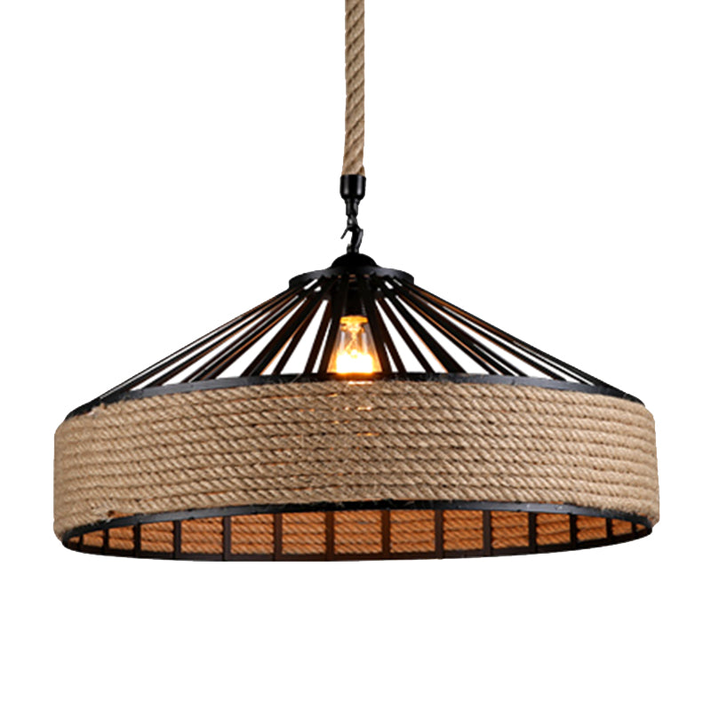 1 luminaire de pendaison de suspension conique