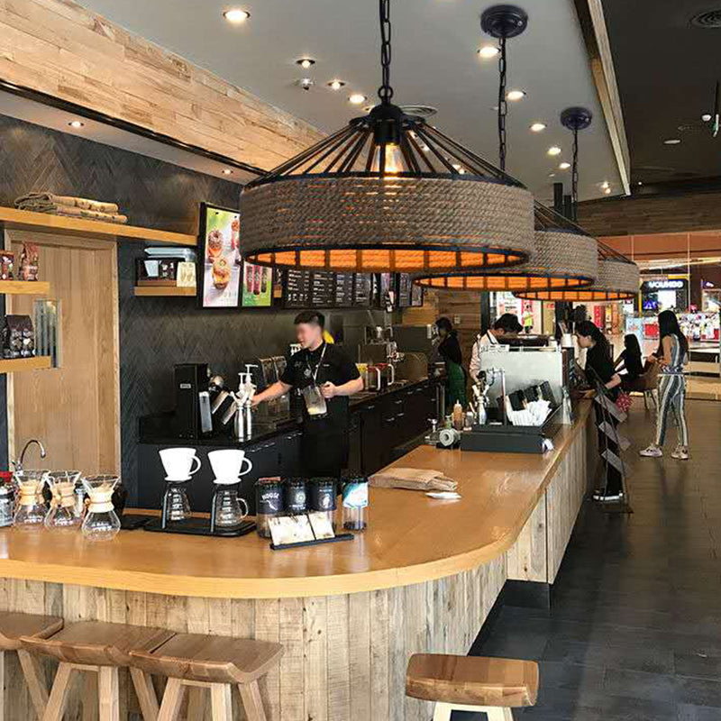 1 luminaire de pendaison de suspension conique