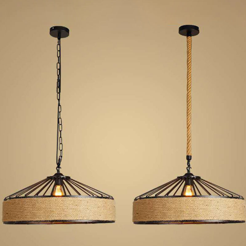 1 luminaire de pendaison de suspension conique