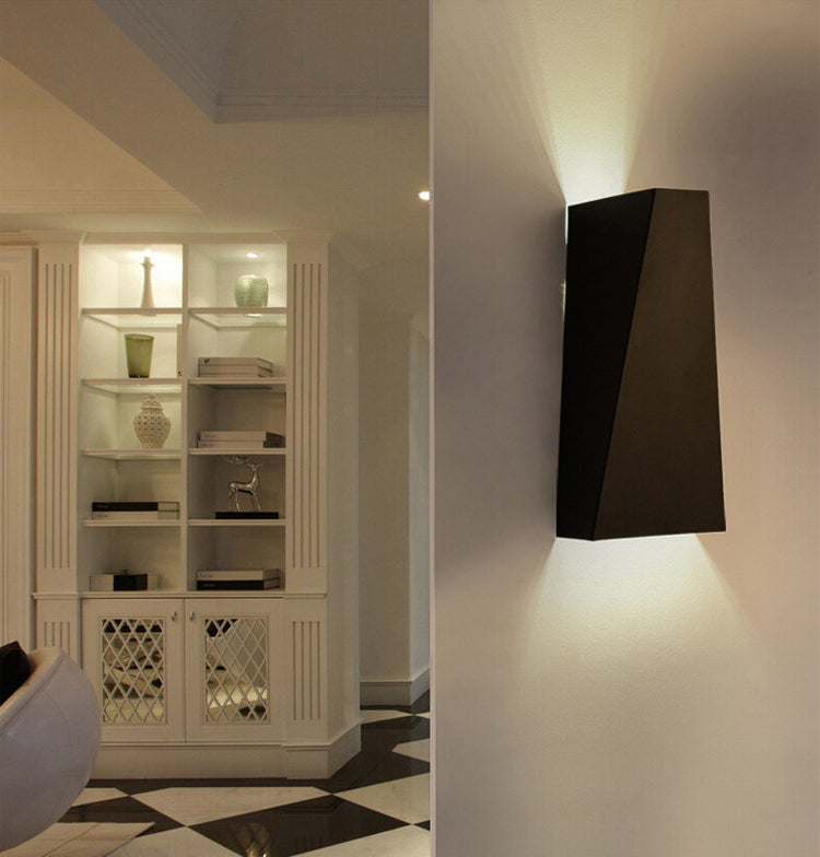 Geometrische metalen wand SCONCE LICHTING MODERNE STIJL LED MULT MOETEN LICHTBEELDING