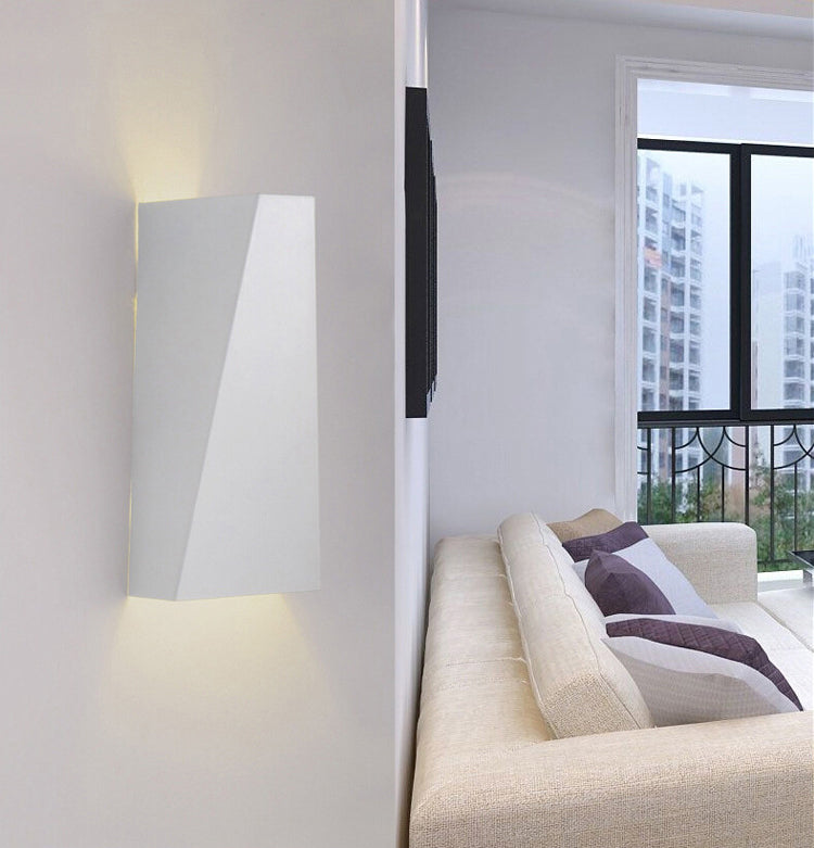 Geometrische metalen wand SCONCE LICHTING MODERNE STIJL LED MULT MOETEN LICHTBEELDING