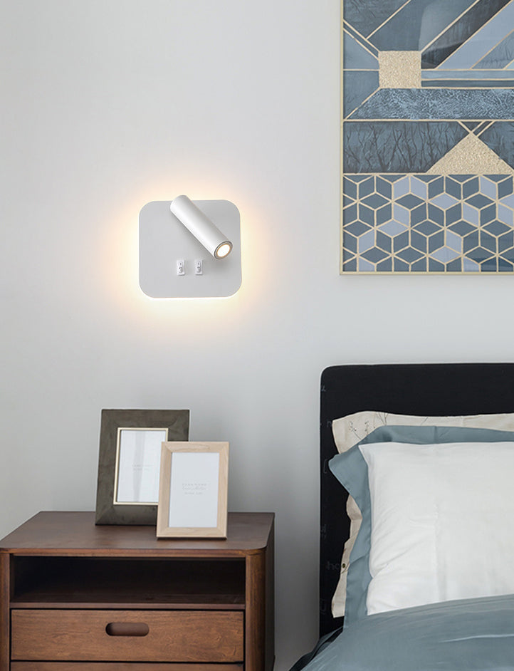 LED moderna luz de pared de la pared Luz de luz simple al lado de la luz de la sala de estudio de la luz Light