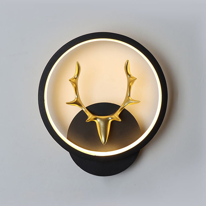 Metal Antler Sconce Light Fixture Simplicity Style LED Wall Mounted Light Fixture
