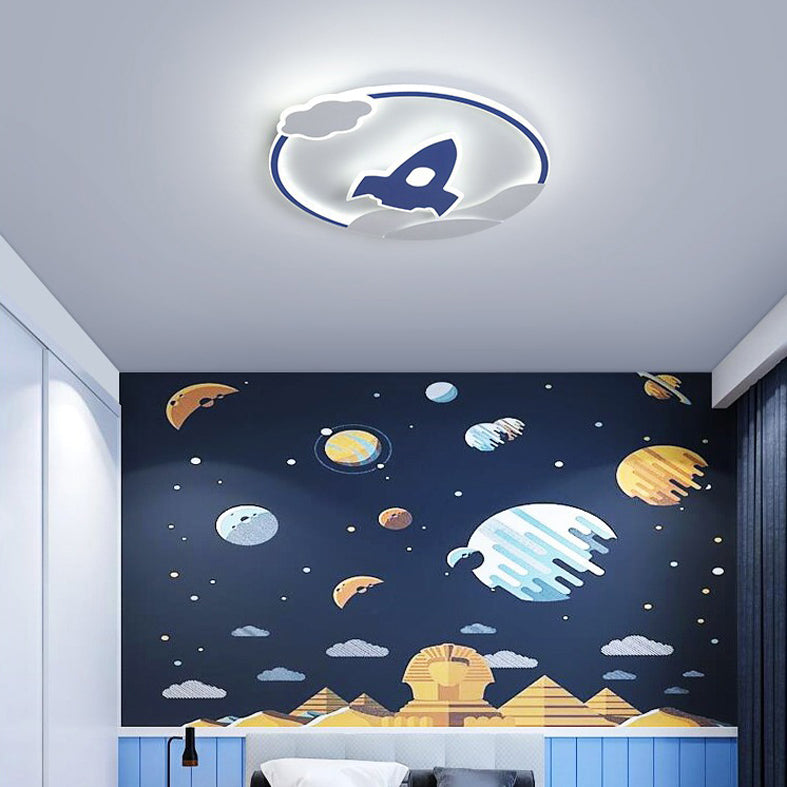 Vliegtuiginbouwverlichtingsarmaturen 1 licht acryl cartoon inbouw plafondlamp