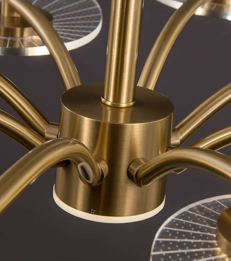 Luz de montaje semi rascuble de hoja acrílico acrílico simplicidad al ras del techo lámparas para dormitorio