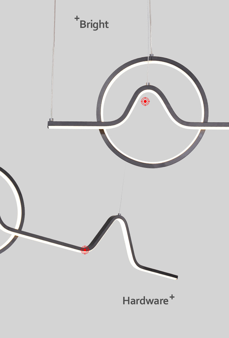 Luz de la isla colgante sombreada de metal Simplicidad estilo LED LIGHTIVE para comedor para comedor