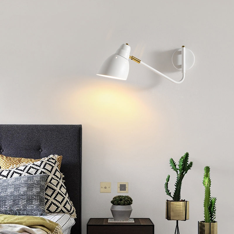 Metal Cone Wall Lighting Fixture Contemporary Style Wall Mount Light Fixture for Bedroom
