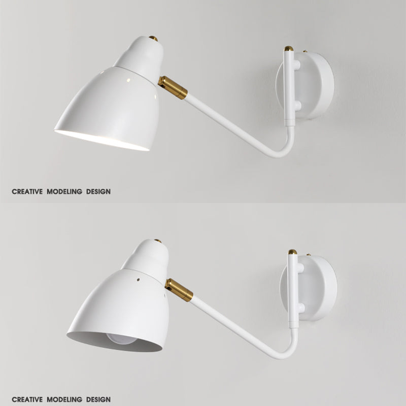 Metal Cone Wall Lighting Fixture Contemporary Style Wall Mount Light Fixture for Bedroom