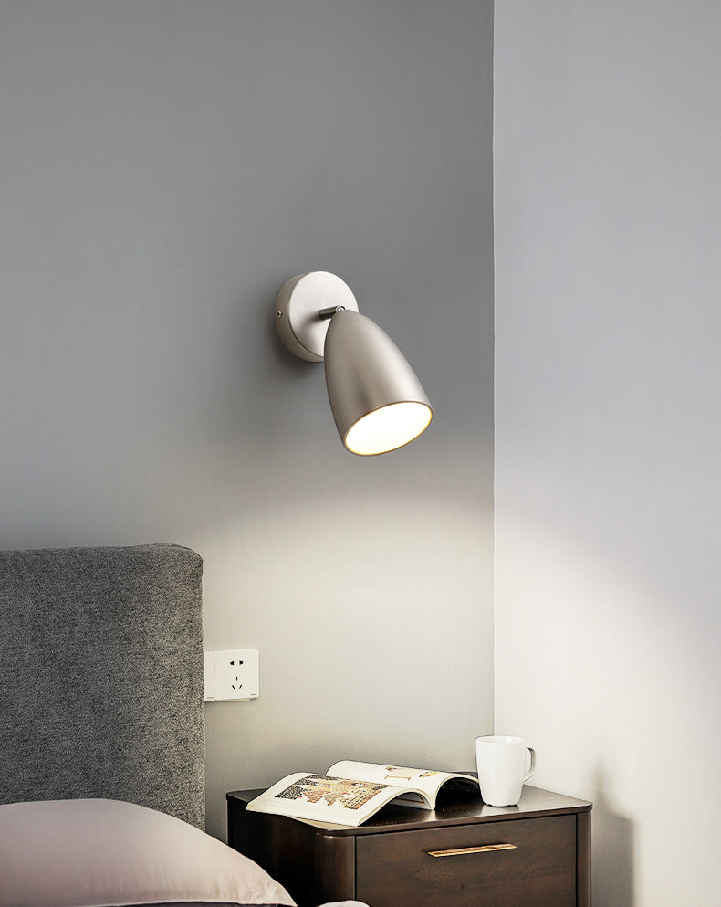 Contemporary Style Conical Wall Mounted Light Metal Bedroom Wall Mounted Lighting