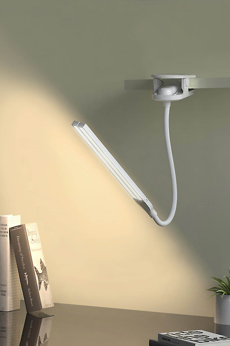 Macaron linéaire serrage de bureau lampe en plastique en plastique