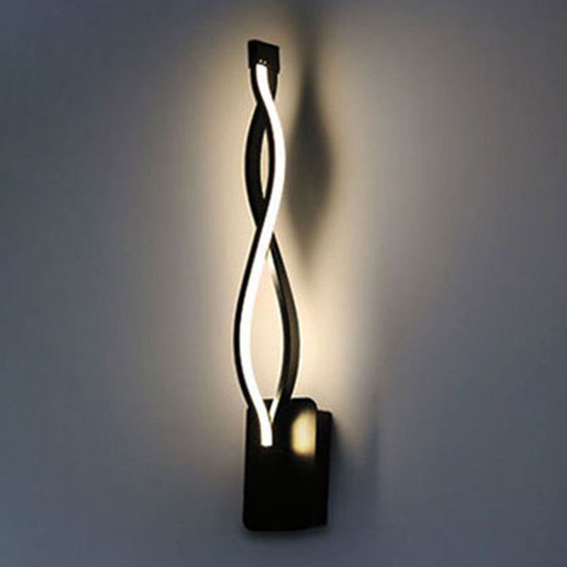 Modern Simplicity LED Linear Wall Sconce Aluminium Wall Lamp with Acrylic Shade