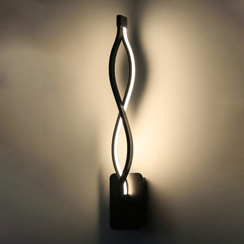 Modern Simplicity LED Linear Wall Sconce Aluminium Wall Lamp with Acrylic Shade