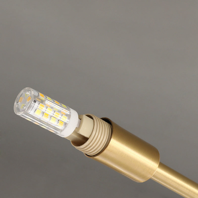 Contemporary Clear Glass Hanging Light Fixtures Starburst Sockets Chandelier for Living Room