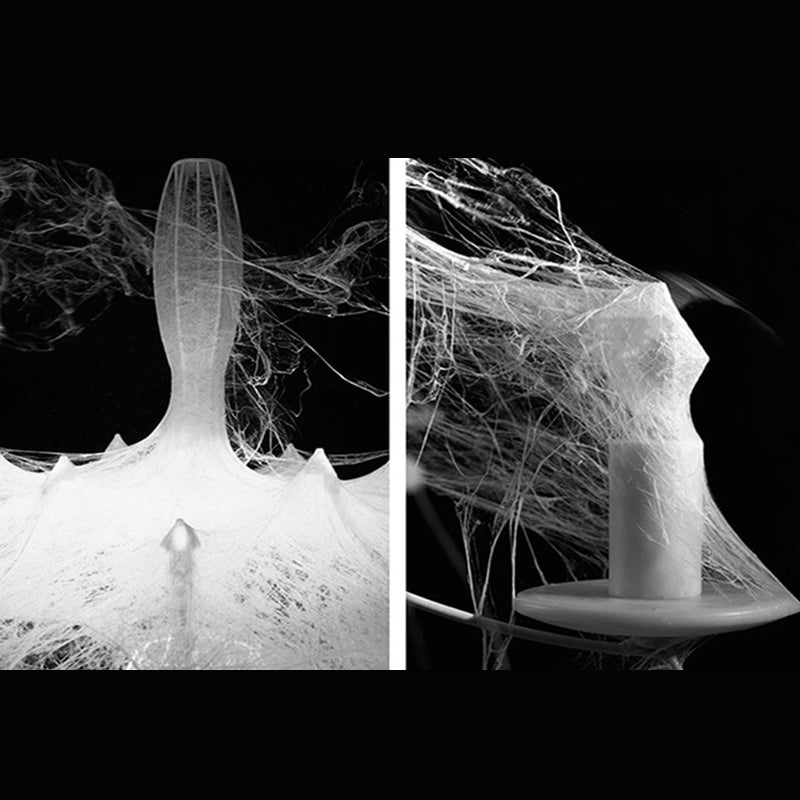 White Geometric Silk Pendant Light Nordic Modern Down Lighting for Living Room