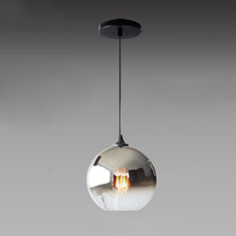 1-Licht-Glas-HABE-Beleuchtungsbehandlung Minimalismus Anhänger Lichtkit für Esszimmer