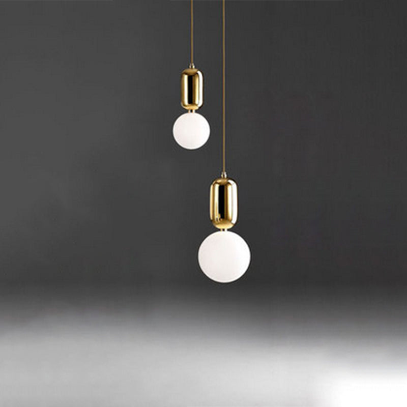 1-Licht-Milchglas Hängsbeleuchtung MINIMALISMUSPENDEL LICHT SEIT für Esszimmer