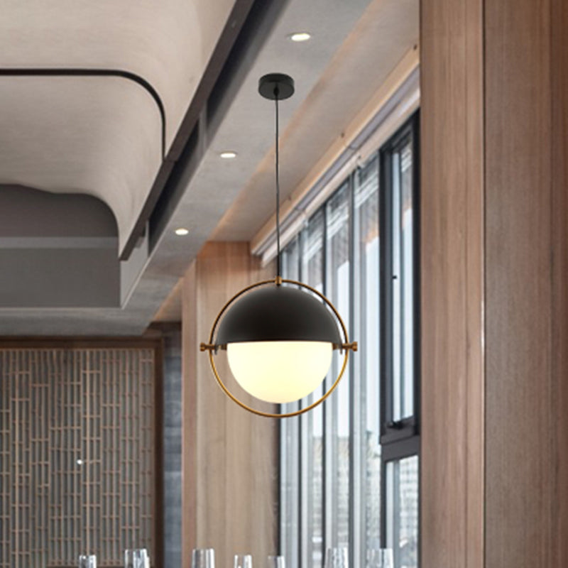 Iron Iron Contemporary sospeso a sospensione Light 1 ciondolo a 1 luce per sala da pranzo