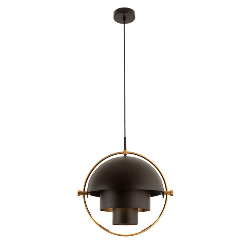 Iron Iron Contemporary sospeso a sospensione Light 1 ciondolo a 1 luce per sala da pranzo