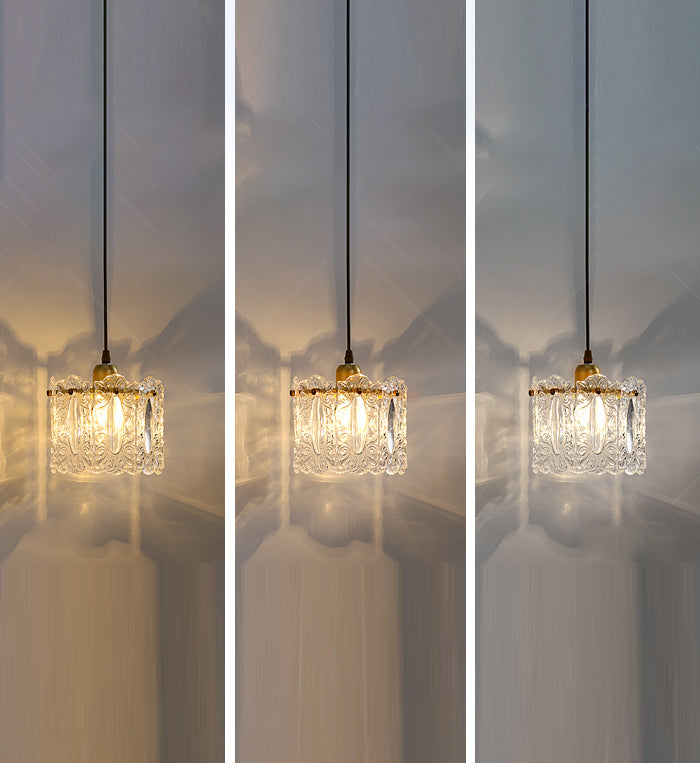 Gold Glass Pendant Lighting Fixtures Minimalism Ceiling Pendant for Dining Room