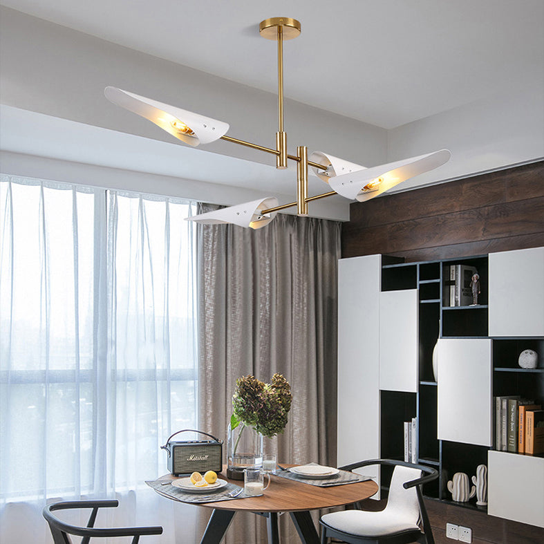 Metal de black metal moderno accesorios de iluminación de sputnik luces colgantes para sala de estar