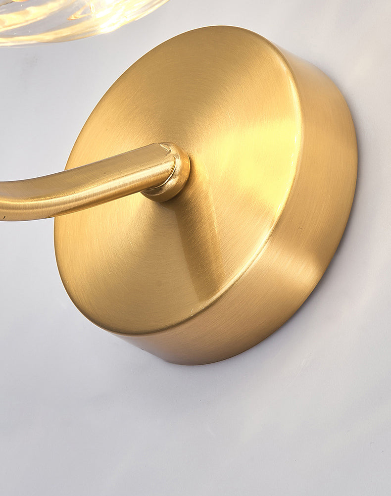 Globe Wrought Iron LED Wall Lamp in Modern Creative Style Glass Wall Light for Interior Spaces