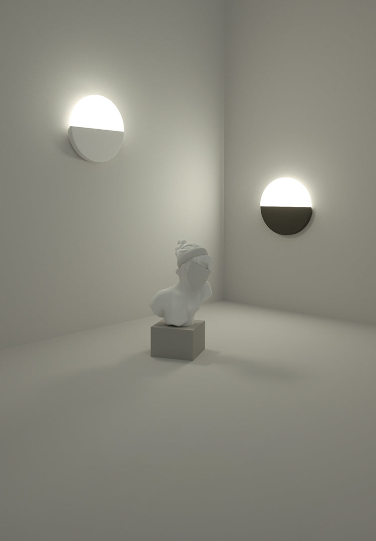 Modern Nordic LED Circle a parete Montata a parete Light Acrilic Wall Lamp per corridoio