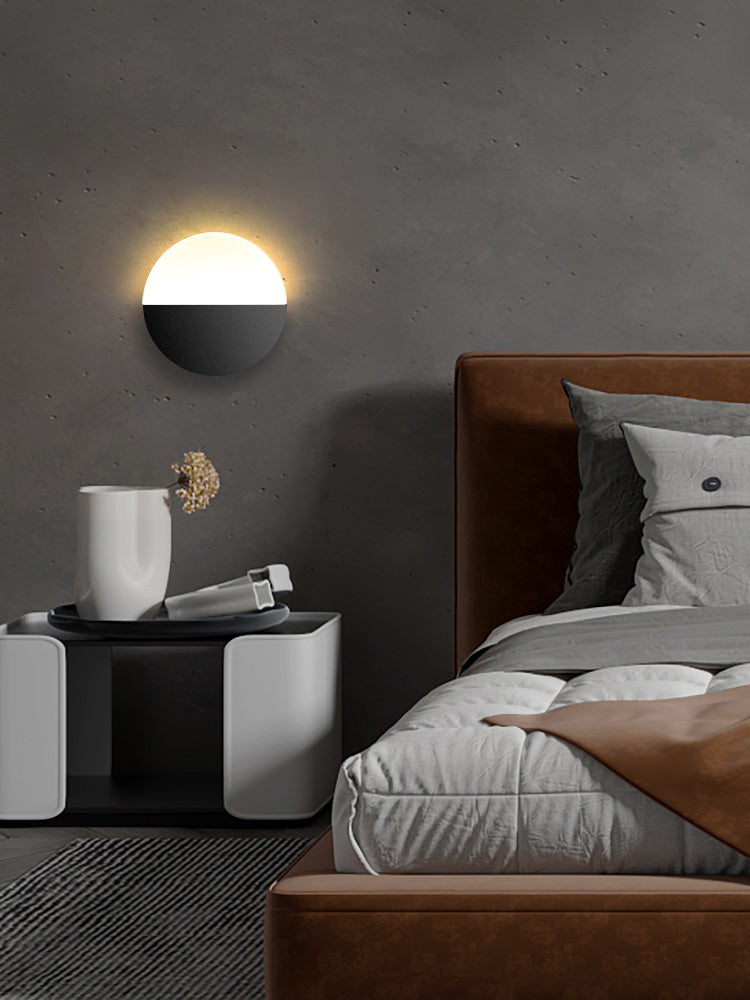 Modern Nordic LED Circle a parete Montata a parete Light Acrilic Wall Lamp per corridoio
