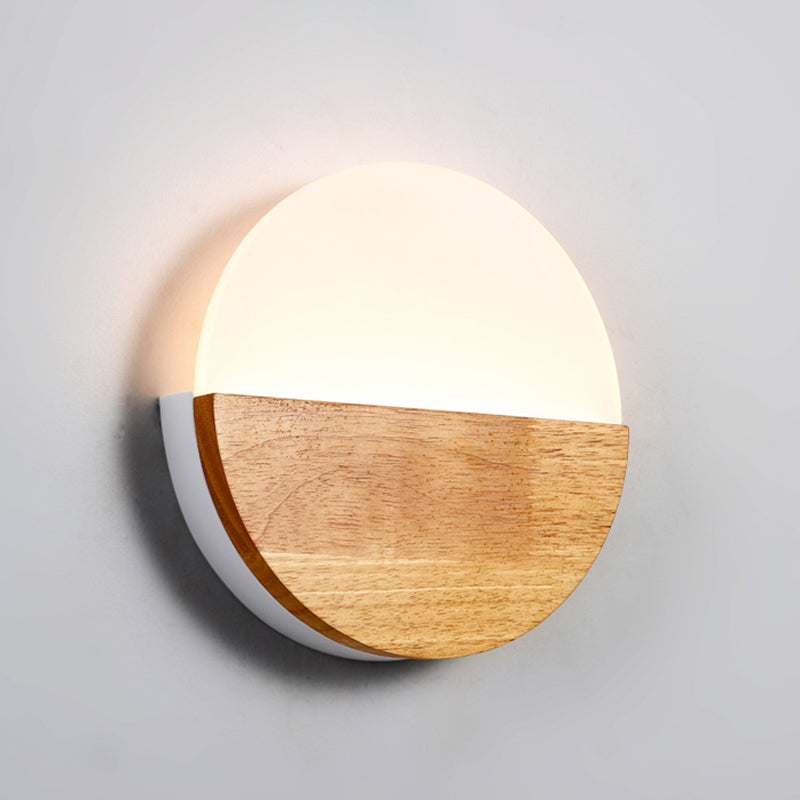 Madera de 1 luces LED LIGHT MODERNA NORDIC SDIPCURA PARA EL DORMITORIO