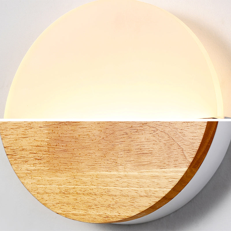 Madera de 1 luces LED LIGHT MODERNA NORDIC SDIPCURA PARA EL DORMITORIO
