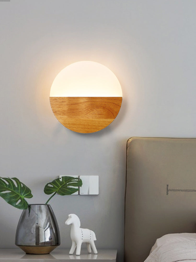 Madera de 1 luces LED LIGHT MODERNA NORDIC SDIPCURA PARA EL DORMITORIO