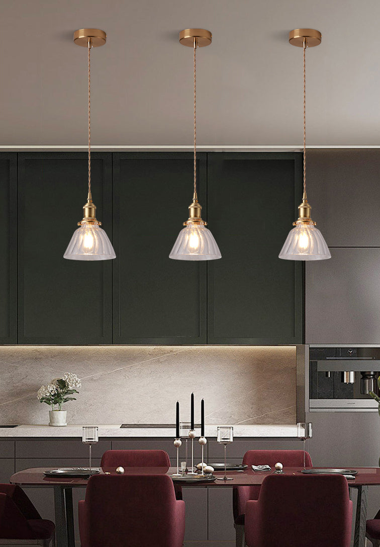 1 Light Pendant Lighting Modern Simplicity Glass Pendant Ceiling Lights for Restaurant