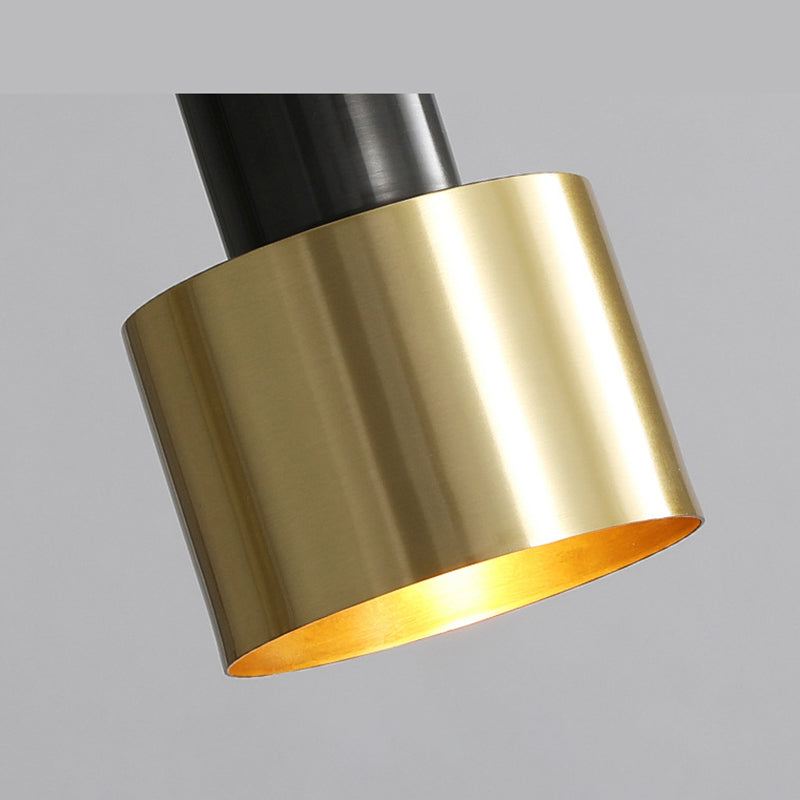 1 éclairage pendentif à cylindre léger postmoderne aluminium Plafond plafond pour restaurant