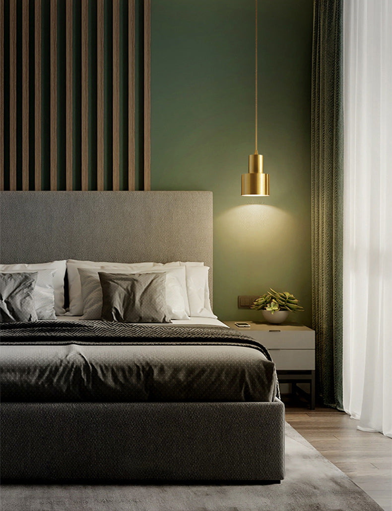 1 éclairage pendentif à cylindre léger postmoderne aluminium Plafond plafond pour restaurant