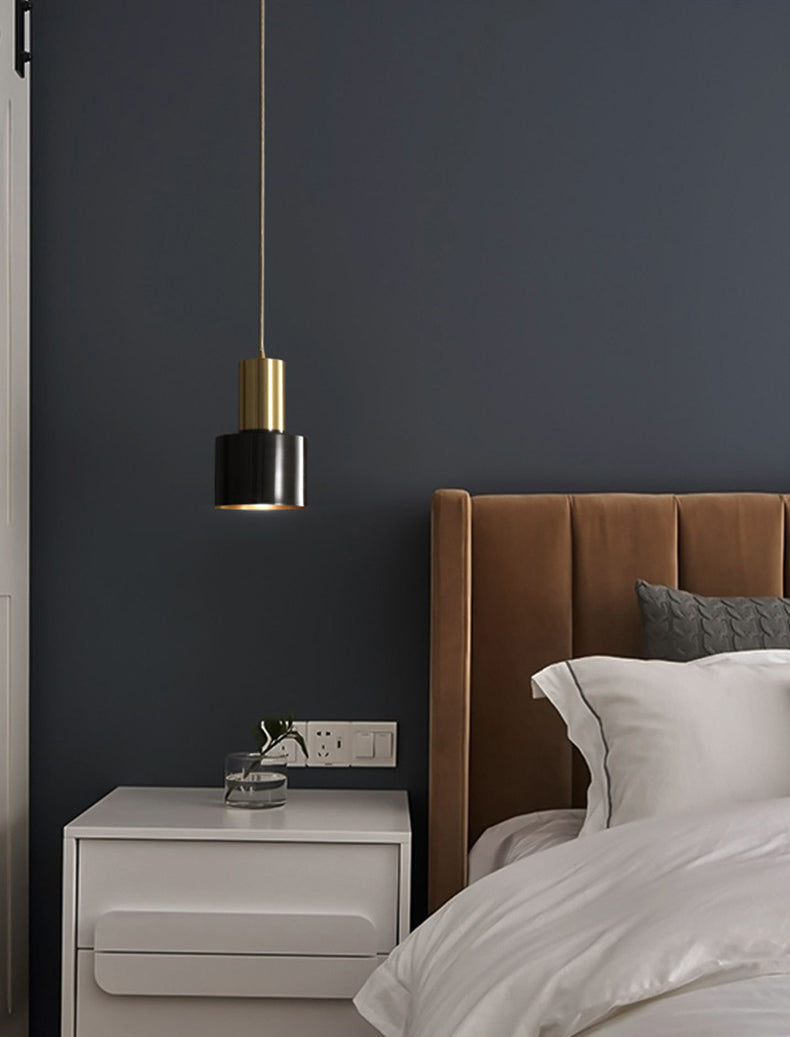 1 éclairage pendentif à cylindre léger postmoderne aluminium Plafond plafond pour restaurant