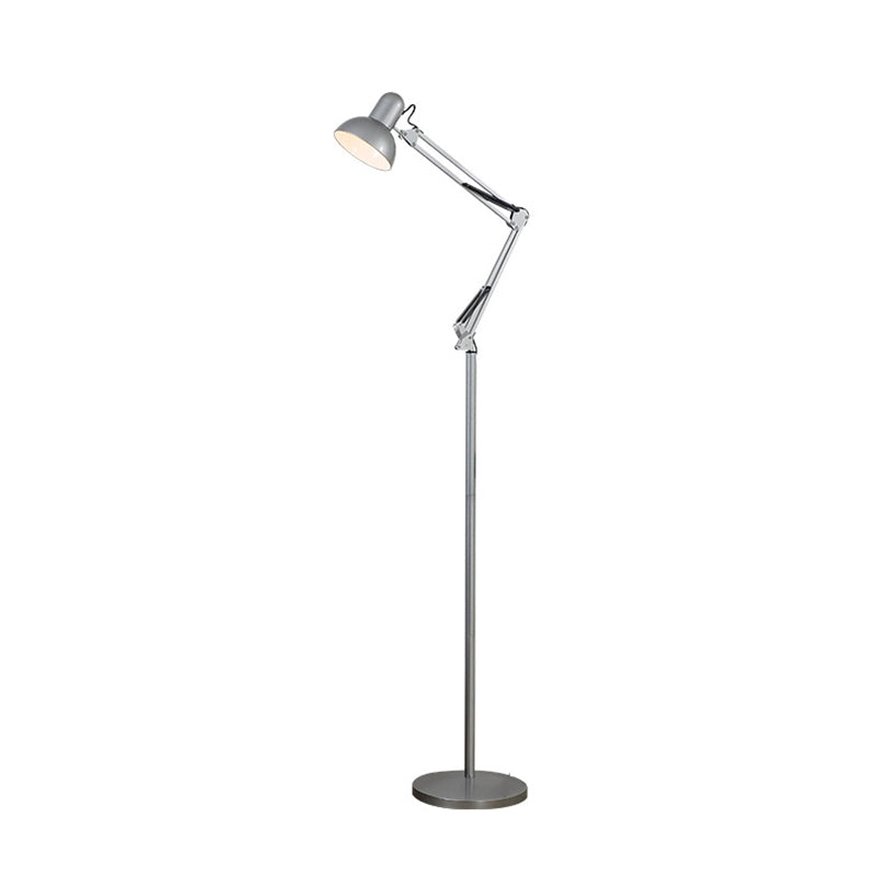 Macaron Bowl Shade Stock Lampe Metallic 1 Lampenstudio -Aufgabenlampe mit Schwungarm