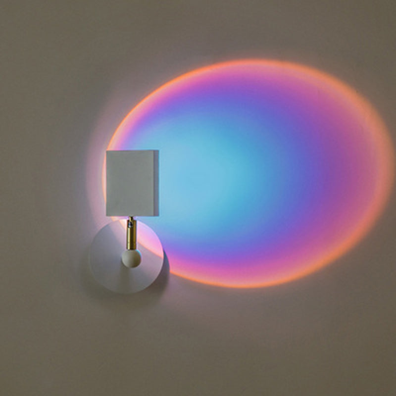 Armed 1-Light Modern Sconce Light LED Metal Wall Lighting Ideas for Living Room