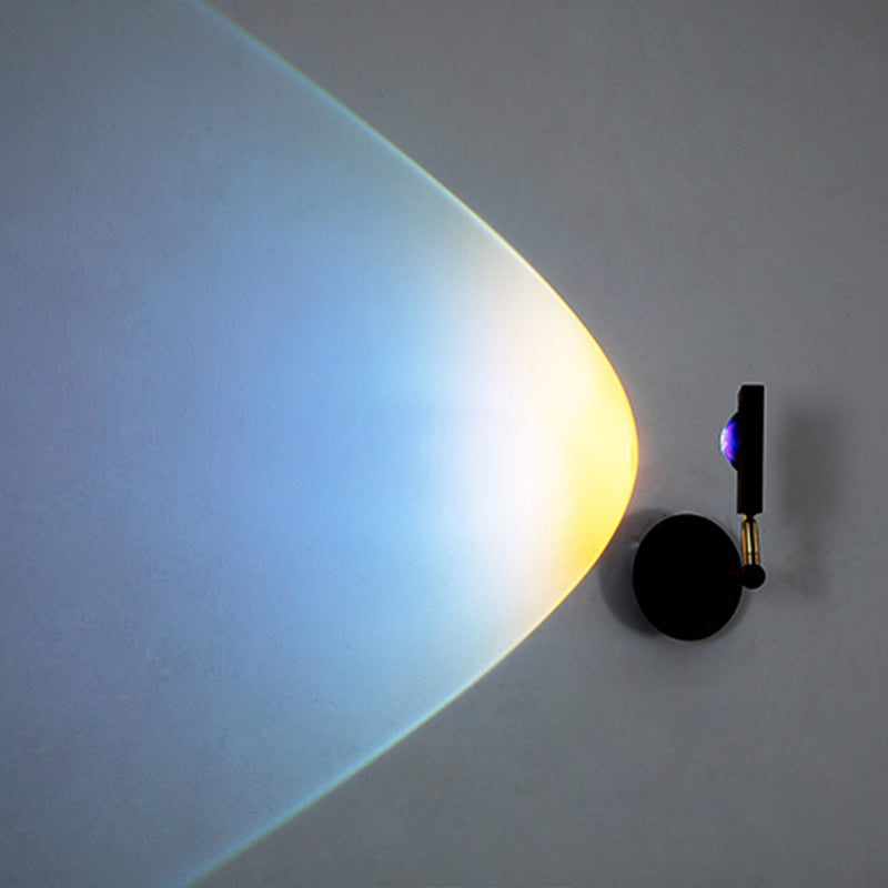 Armed 1-Light Modern Sconce Light LED Metal Wall Lighting Ideas for Living Room