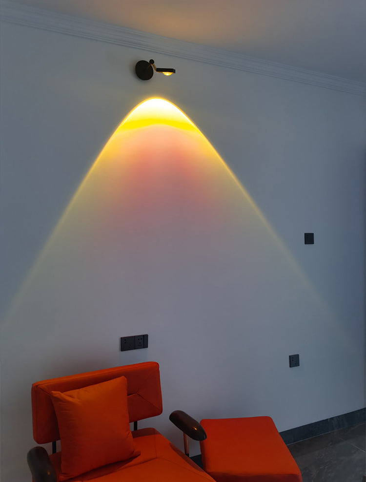 Armed 1-Light Modern Sconce Light LED Metal Wall Lighting Ideas for Living Room