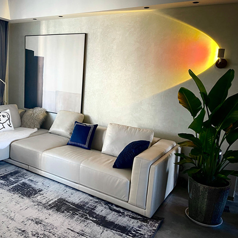 Armed 1-Light Modern Sconce Light LED Metal Wall Lighting Ideas for Living Room