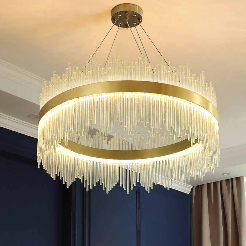 Linear Isola Lighting Acrilic Contemporary Simplicity Fishings a sospensione per il ristorante