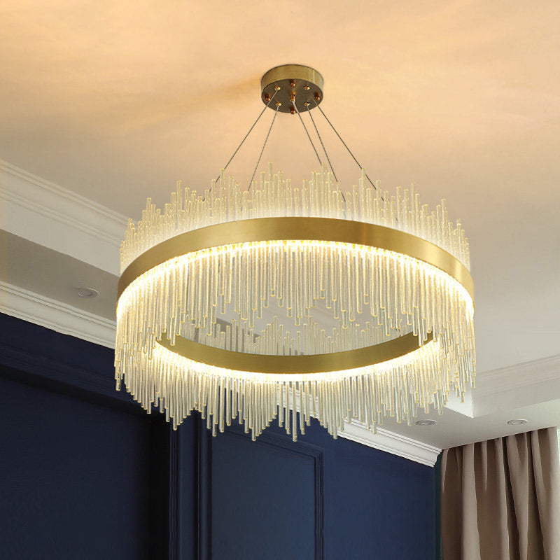 Linear Isola Lighting Acrilic Contemporary Simplicity Fishings a sospensione per il ristorante