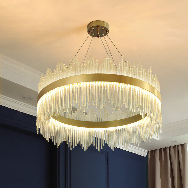 Linear Isola Lighting Acrilic Contemporary Simplicity Fishings a sospensione per il ristorante