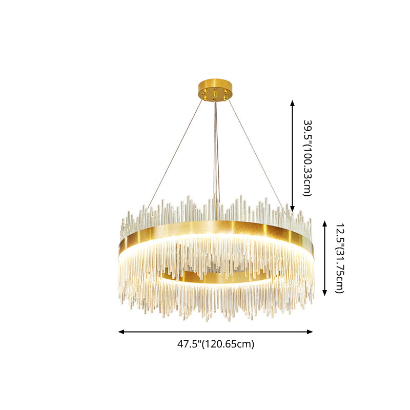Linear Isola Lighting Acrilic Contemporary Simplicity Fishings a sospensione per il ristorante
