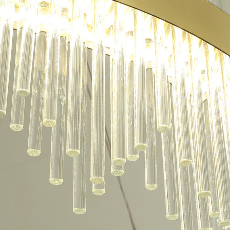 Linear Isola Lighting Acrilic Contemporary Simplicity Fishings a sospensione per il ristorante