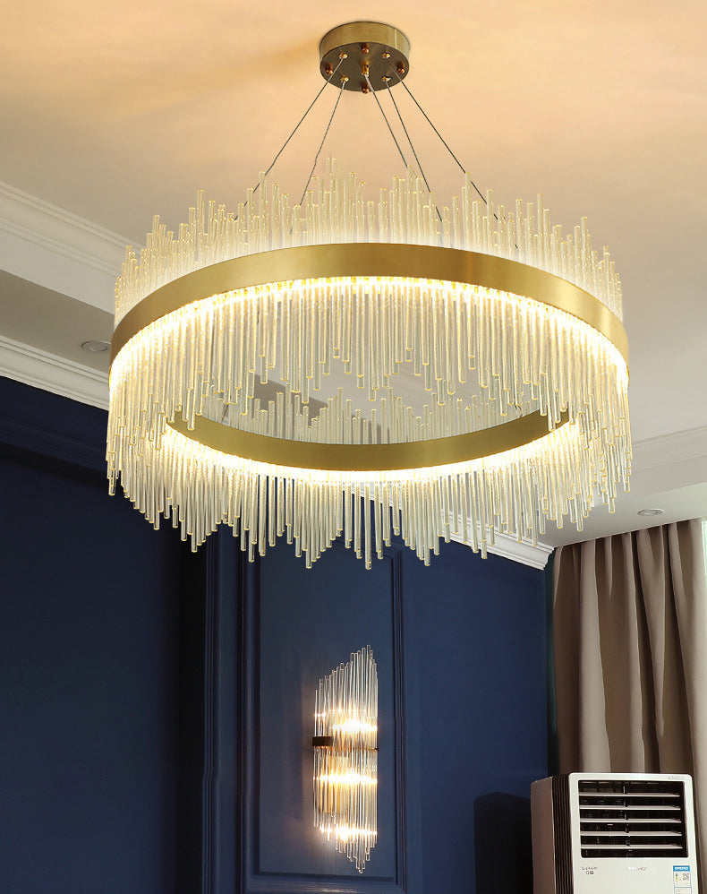 Linear Isola Lighting Acrilic Contemporary Simplicity Fishings a sospensione per il ristorante